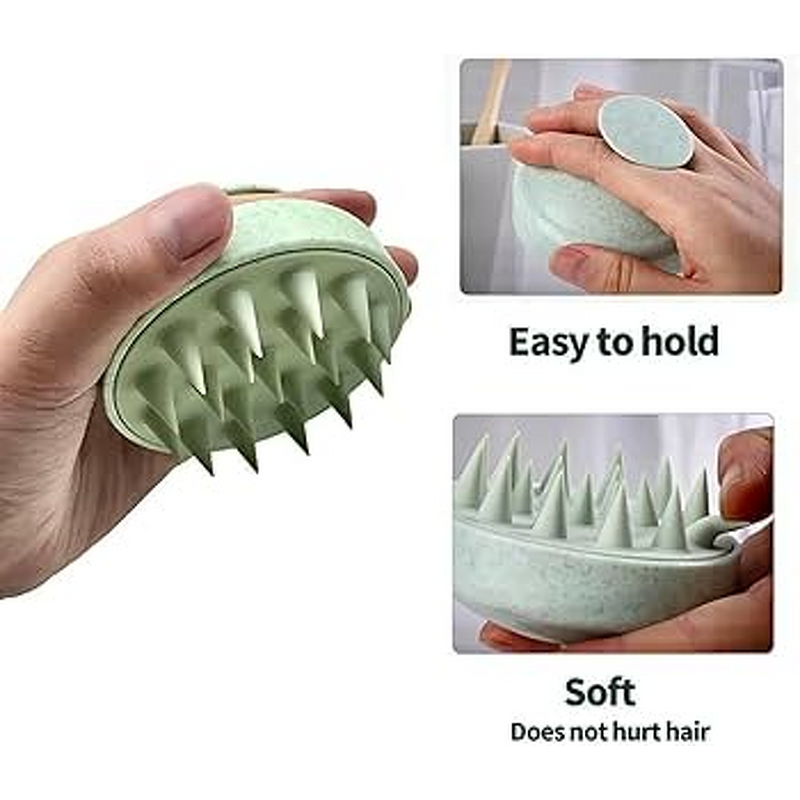 Shampoo Brush Manufacturer - Eco-Friendly Wheat Straw Reduces Hair Fall Improves Circulation
