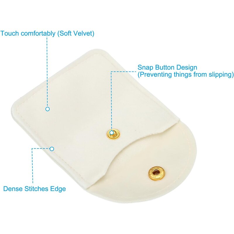 Coin Purse Manufacturer - Self-Closing Snap Closure Eco-Friendly Mini Velvet Organizer