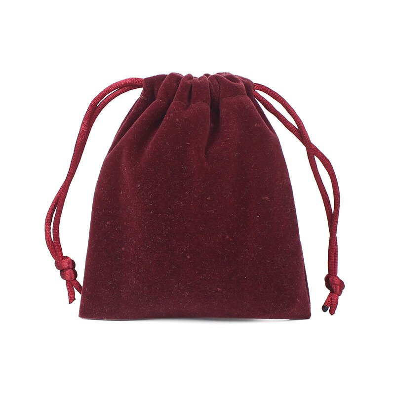 Jewelry Storage Bag Manufacturer - Eco-Friendly Velvet Drawstring for Gift Wedding Candy