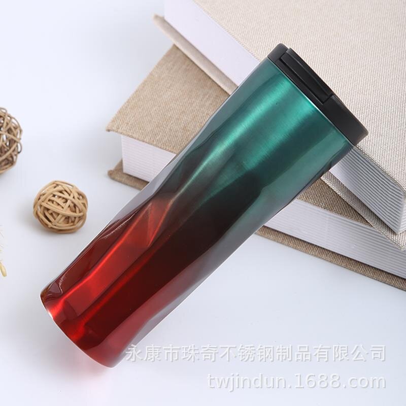 Tumbler Manufacturer - Gradient Color 350ml Insulated Double Wall Stainless Steel 304