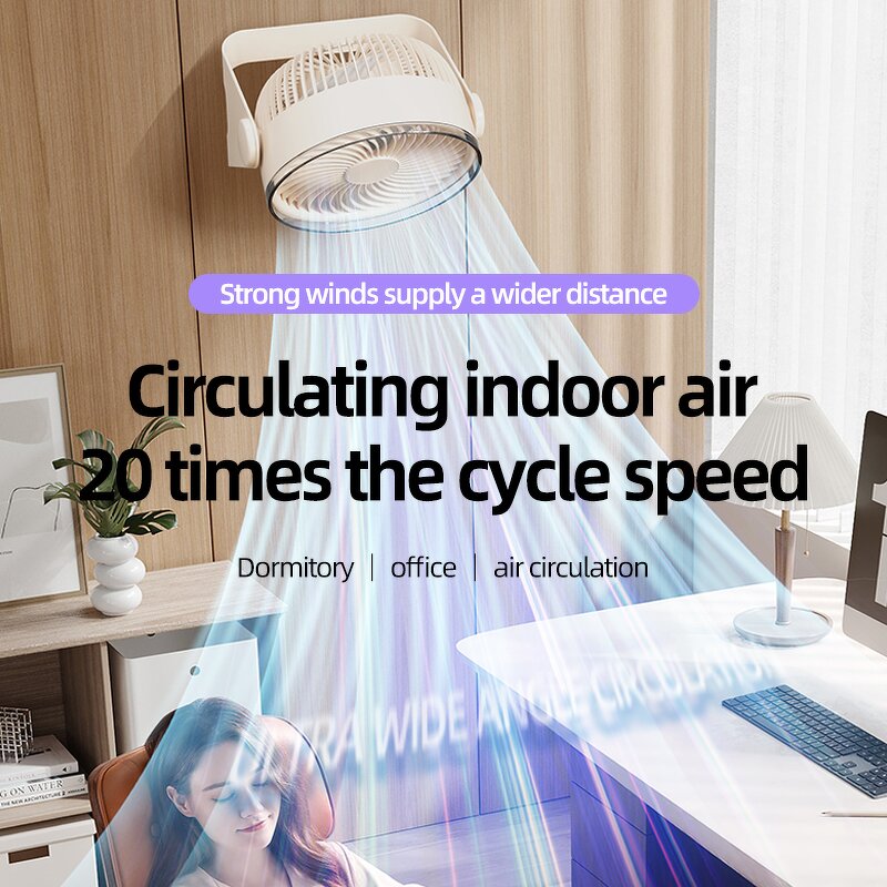 Air Circulator Fan Manufacturer - 5-Speed Adjustable Mini Table Cooling for Desk Small Rooms