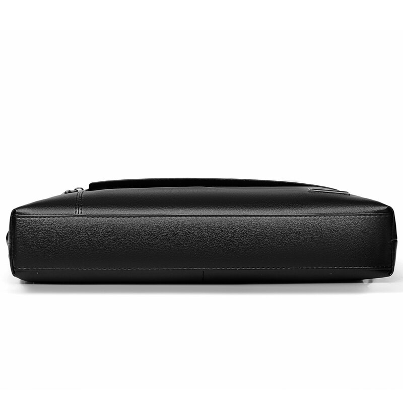 Briefcase Manufacturer - Men's PU Leather Laptop Tote Durable Business Casual Crossbody