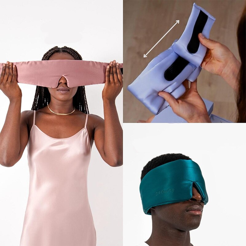 Silk Sleeping Mask Manufacturer - 19 Momme Mulberry Blackout Breathable for Sensitive Skin