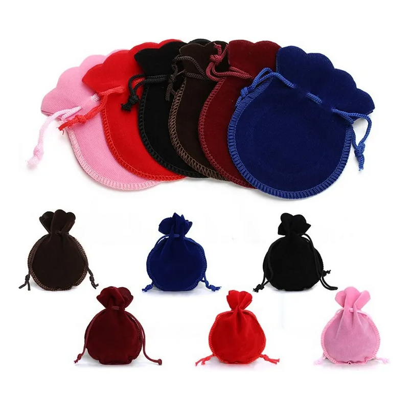 Jewelry Storage Bag Manufacturer - Eco-Friendly Velvet Heart Chakra Customizable Colors