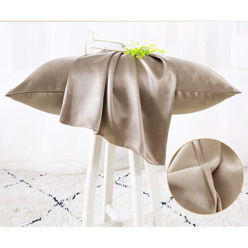 Silk Pillowcase Manufacturer - 22 Momme Mulberry Luxury Square Breathable Knitted