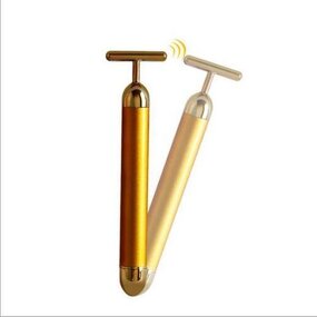 Beauty Bar Manufacturer - 24K Gold Anti-Aging Vibrating Stainless Steel Stimulate Skin