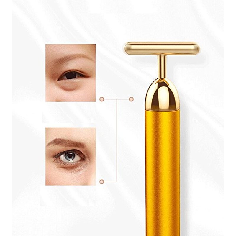 Face Massager Manufacturer - T Shape Vibration for Face Neck Body Firming Anti Aging