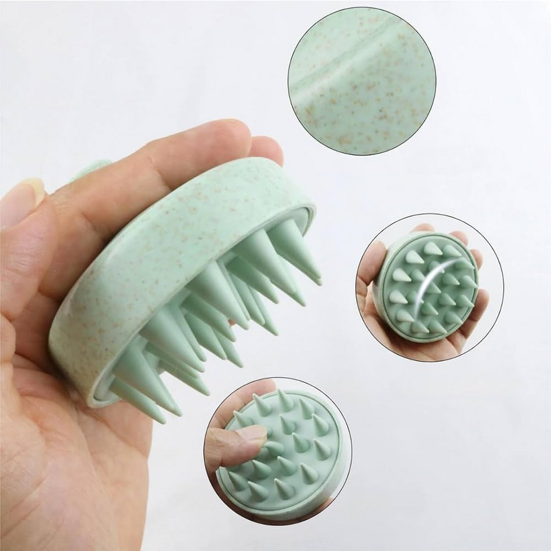 Hair Growth Comb Manufacturer - Portable Silky Touch Dry Wheat Straw Anti-Dandruff