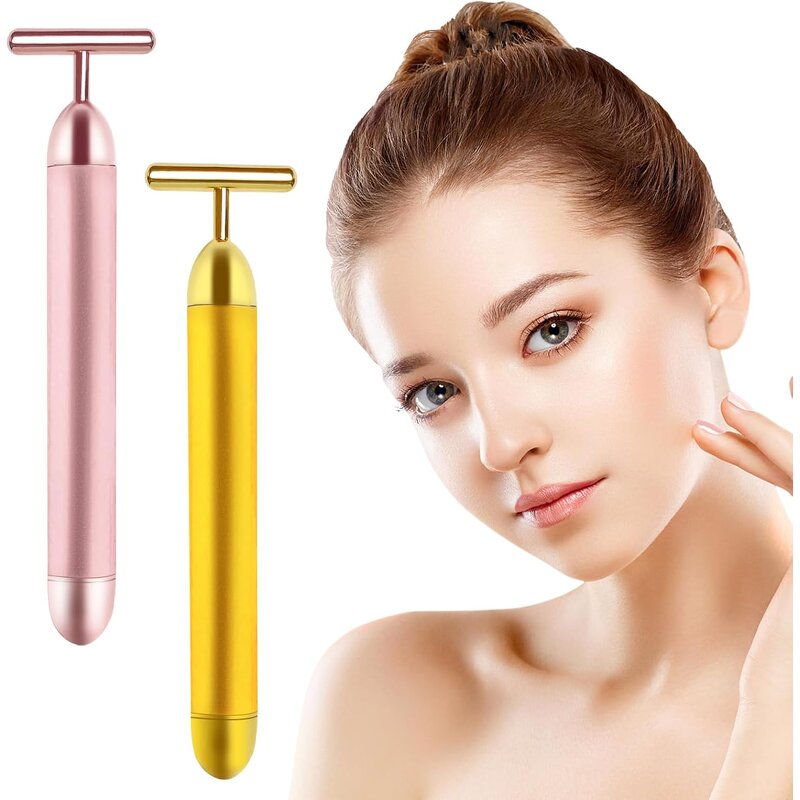 Face Massager Manufacturer - T Shape Vibration for Face Neck Body Firming Anti Aging