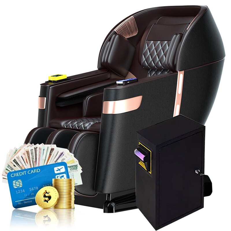 Massage Chair - Manufacturer - 4D SL Track Coin-Operated Vending Bill Commercial Zero Gravity Luxury