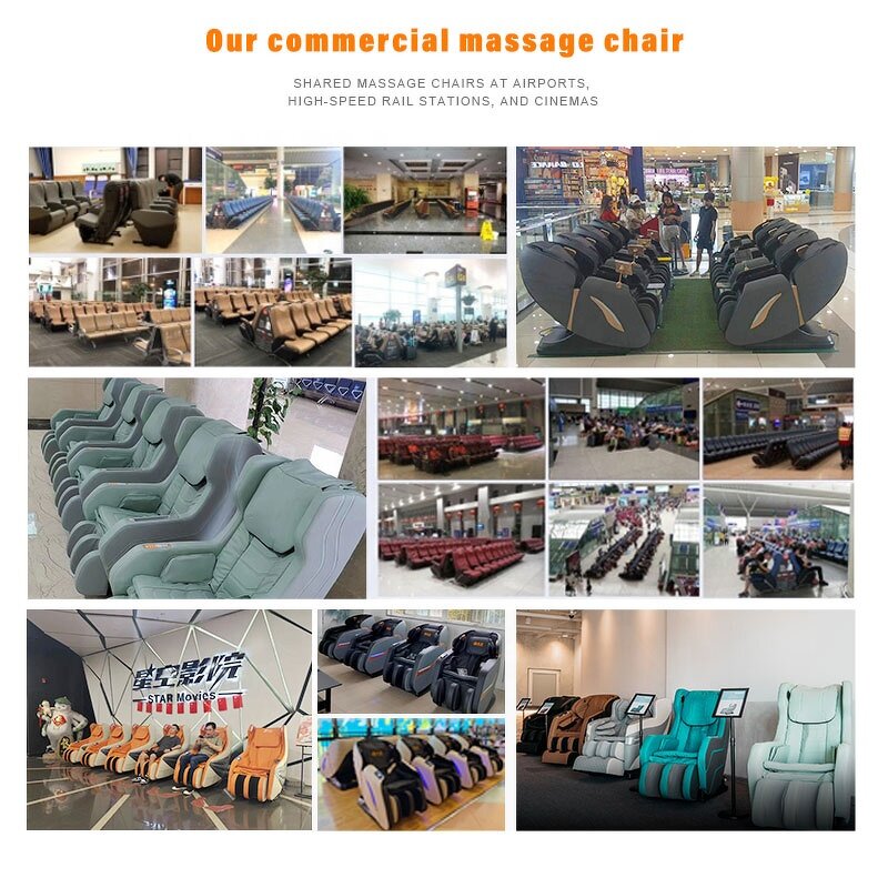 Massage Chair - Manufacturer - 3D Zero Gravity Credit Card Coin Bill Commercial Vending Portable