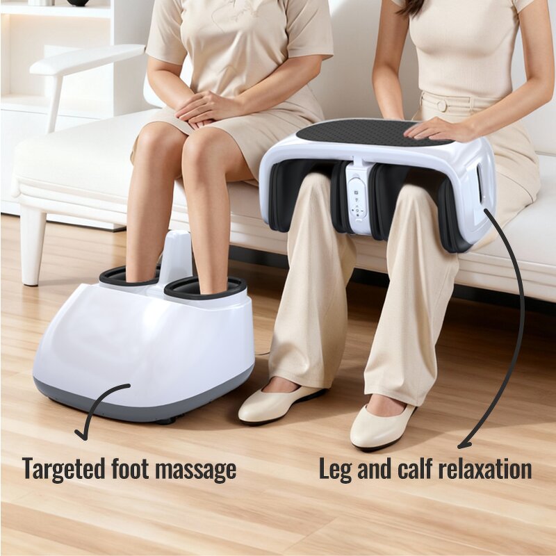 Foot Massager - Manufacturer - 7 in 1 Electric Shiatsu Vibration Roller Remote Blood Circulation Health