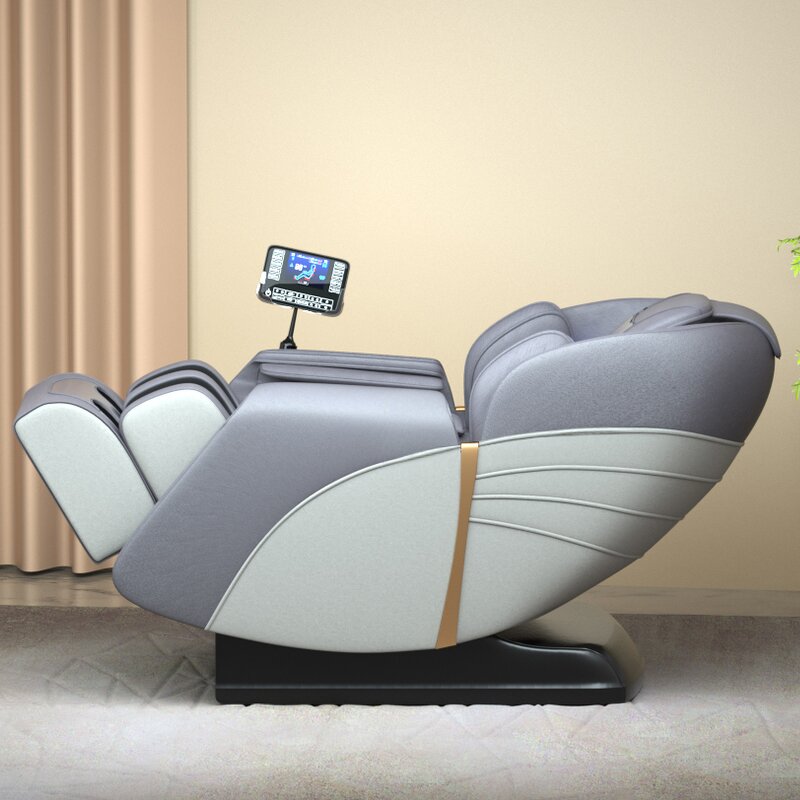 Massage Chair - Manufacturer - 8D Zero Gravity Shiatsu SL Track Heating Foldable PU Leather Luxury