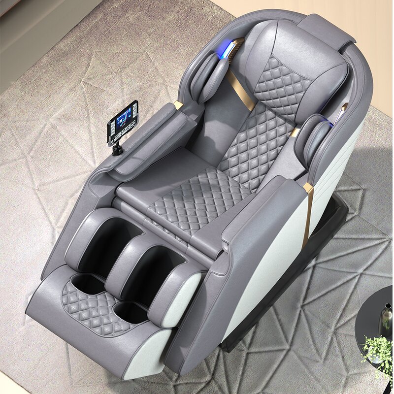 Massage Chair - Manufacturer - Wholesale 4D SL Track Foot Spa Full Body Luxury Recliner Shiatsu