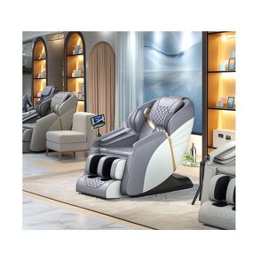 Massage Chair - Manufacturer - 8D Zero Gravity Shiatsu SL Track Heating Foldable PU Leather Luxury