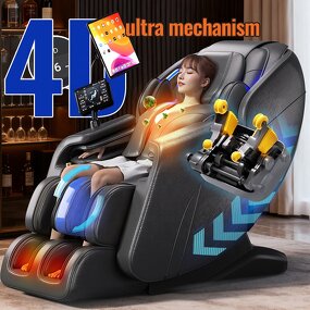 Massage Chair - Manufacturer - 2025 4D Large-Sized Dual Movement SL Rail Zero Gravity Space Cabin