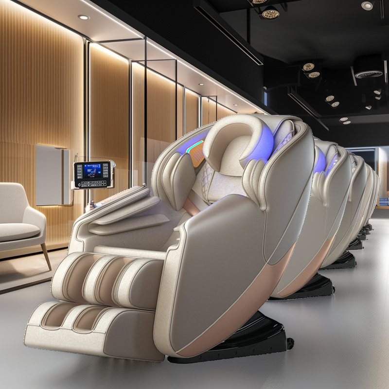 Massage Chair - Manufacturer - 2024 3D 4D SL Track 0 Gravity Salon Portable Foldable Full Body