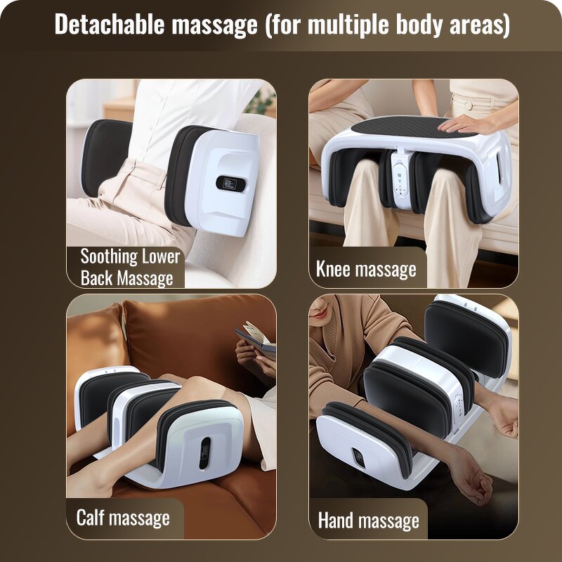 Foot Massager - Manufacturer - 7 in 1 Detached Airbag Heating Battery Deep Tissue Foot Leg Spa