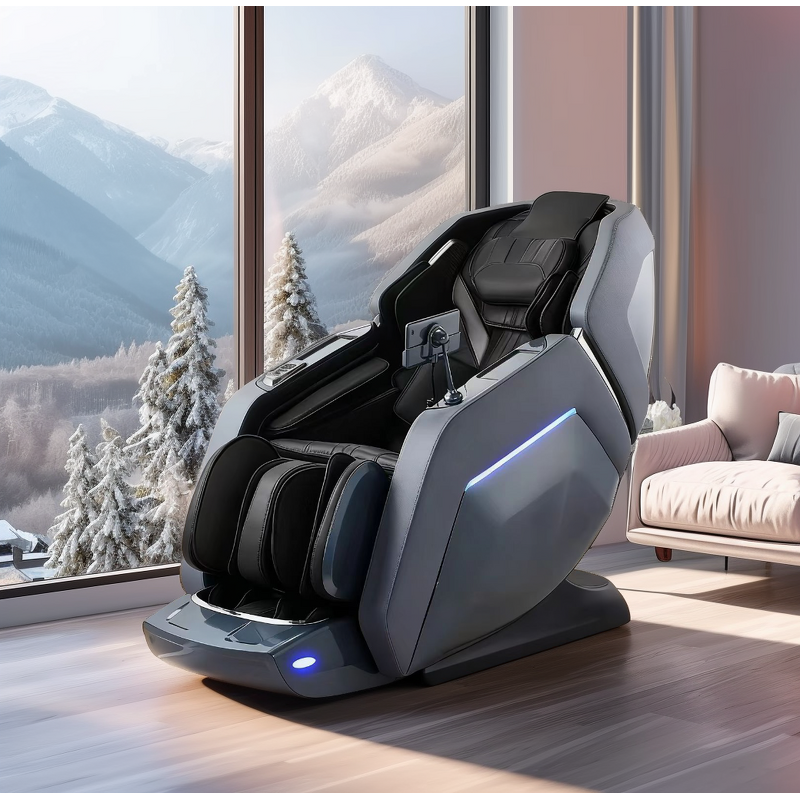 Massage Chair - Manufacturer - 4D Zero Gravity OEM Dual Core Voice Control Full Body Luxury Recliner