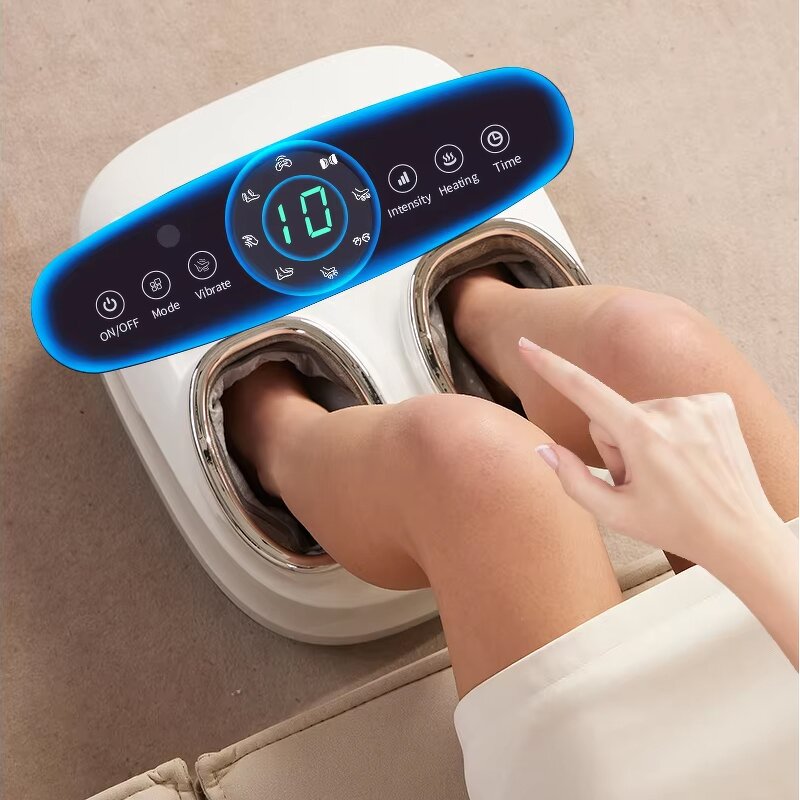 Foot Massager - Manufacturer - 6D Physical Therapy Heat Battery Timing CE Certified Luxury Homely