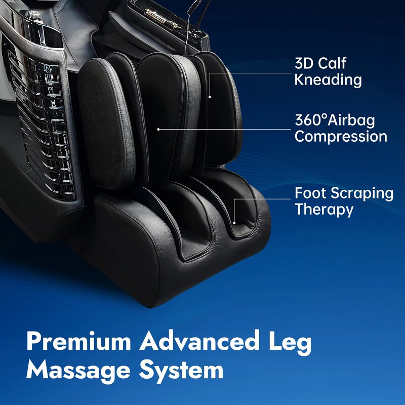 Massage Chair - Manufacturer - 3D Zero Gravity Leather Airbag Automatic Programs Free Spare Parts