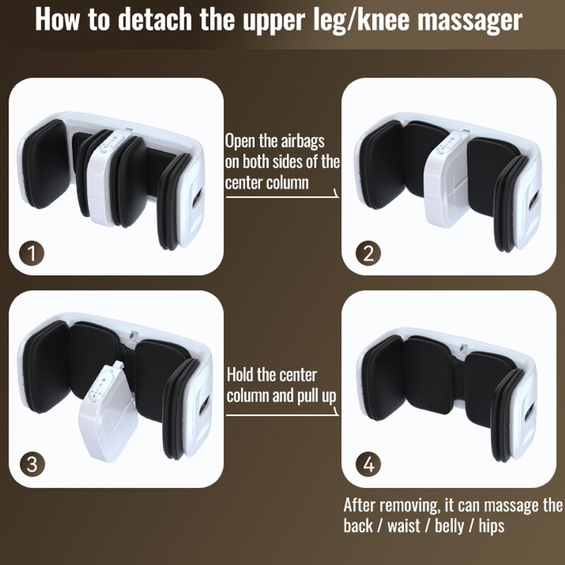 Foot Massager - Manufacturer - 7 in 1 Electric Shiatsu Roller Air Compression Leg Smart Massager