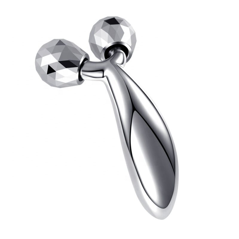 Magnetic Face Roller - Manufacturer - Private Label Waterproof Silver Y-Shape 3d Roller