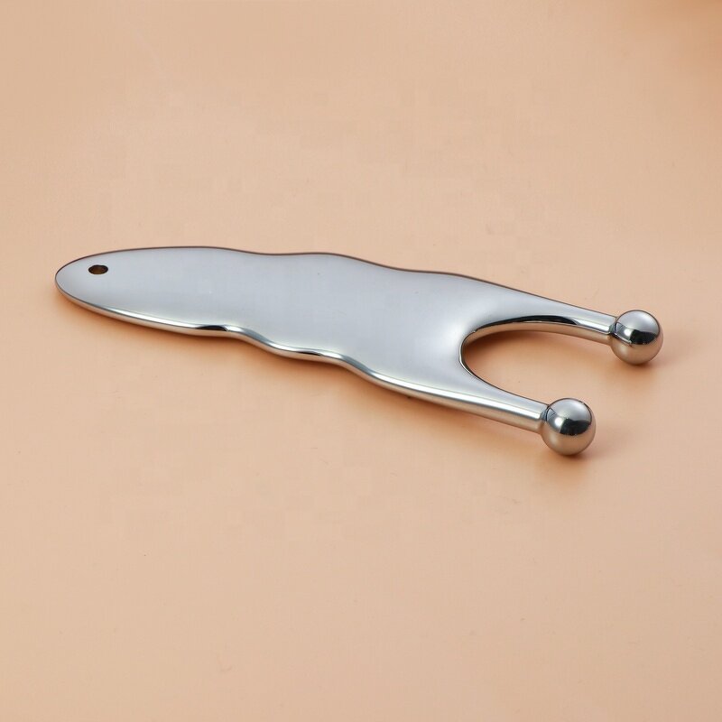 Gua Sha Scraper - Manufacturer - Large Zinc Alloy Metal Facial Body Skin Care Massage Tool