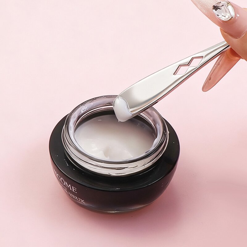 Cosmetic Spoon - Manufacturer - Kinwong YSB25002 Zinc Alloy Gold Face Cream Applicator