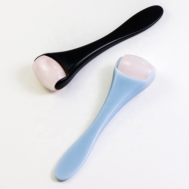 2 in 1 Facial Massager - Manufacturer - Rose Quartz Jade Zinc Alloy Gua Sha Face Roller