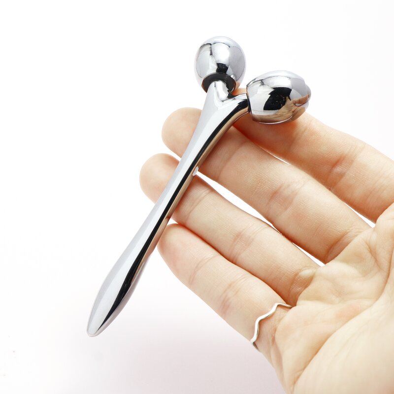 3D Facial Roller - Manufacturer - Jingwang Rose Gold Anti-Wrinkle Face Lifting Slimming