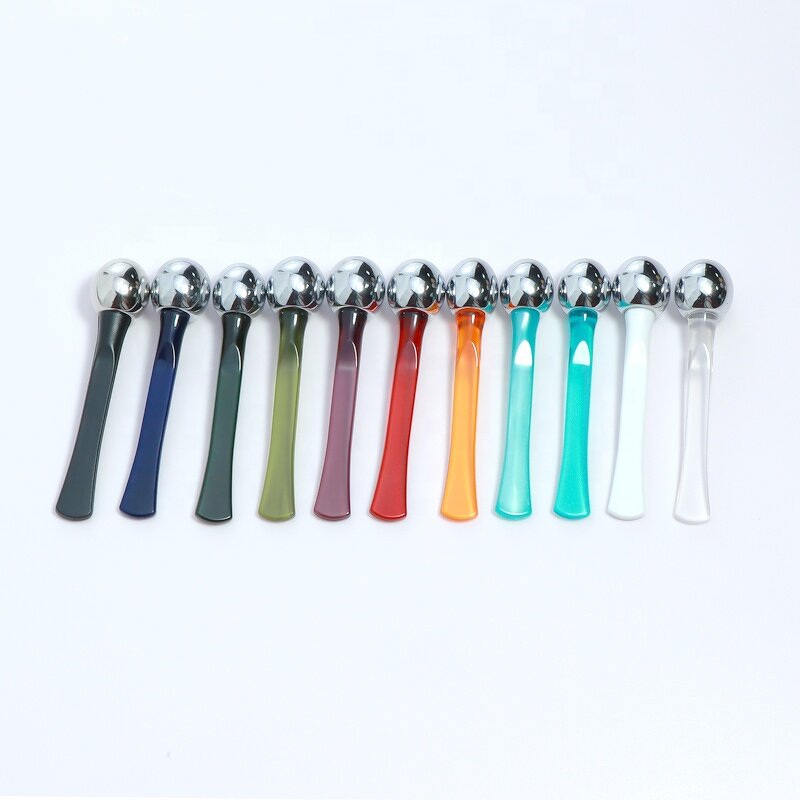 Eye Cream Massage Rod - Manufacturer - 5.7cm Metal Ball PP Plastic Spoon Jingwang Ysb19006