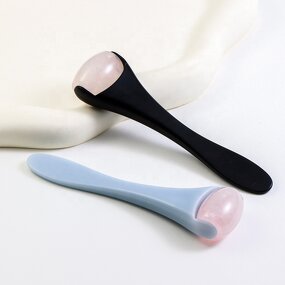 Jade Roller - Manufacturer - Black Mini Rose Quartz Anti Aging Natural Stone Facial