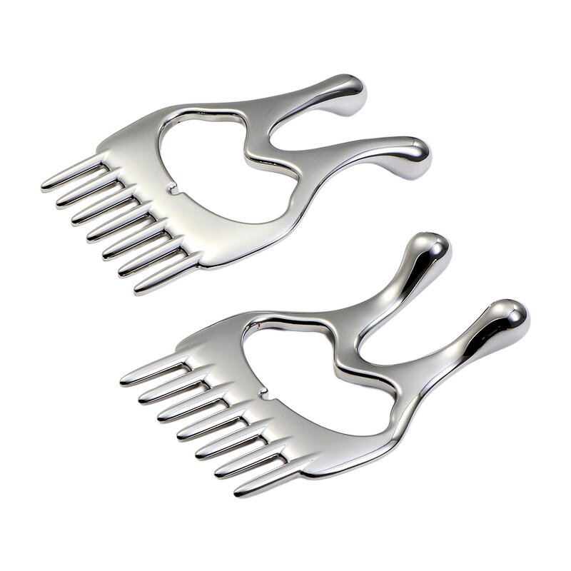 Scalp Massage Comb - Manufacturer - Zinc Alloy Wide Tooth Hair Growth Face Body Massager