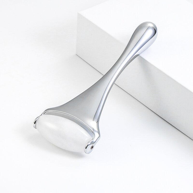 Jade Roller Gua Sha - Manufacturer - Custom Color 100% Natural Rose Quartz 2-in-1