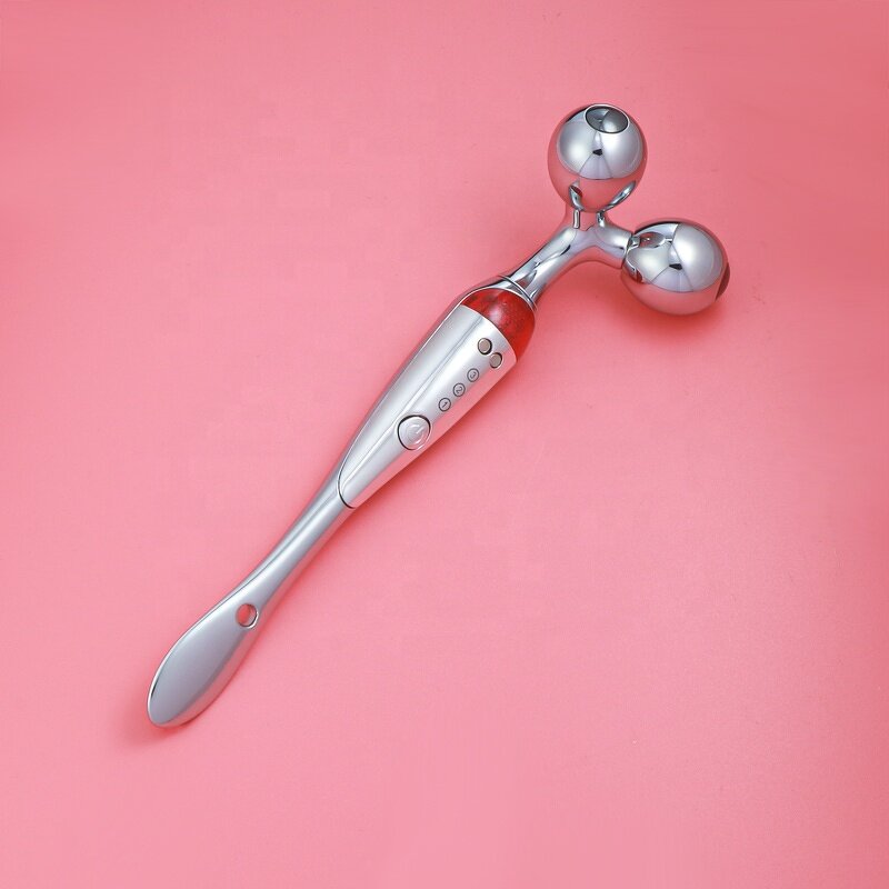 3D Electric Massager - Manufacturer - Microcurrent Stainless Steel Roller Eye Massage Pen