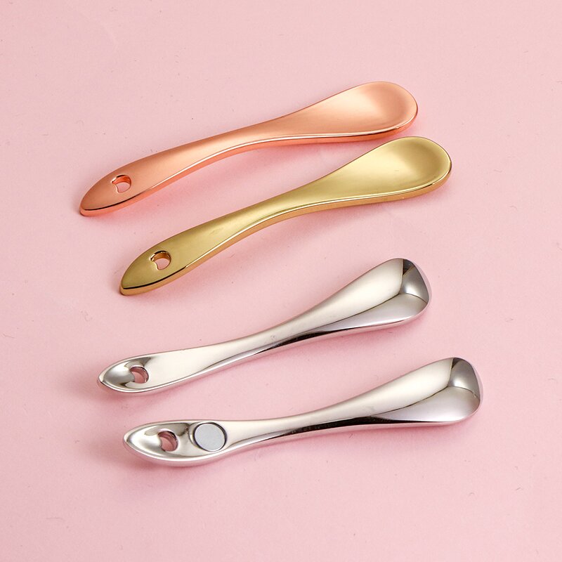 Cosmetic Spatula - Manufacturer - Kinwong Rose Gold Lotion Eye Cream Metal Scoop