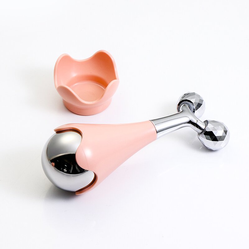 Ice Roller - Manufacturer - Rose Gold Stainless Steel Cryo Freeze Massage Spoon