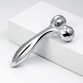 Y Shape Face Roller - Manufacturer - Silver Metal Skin Firming Face Lift Skin Care Tool