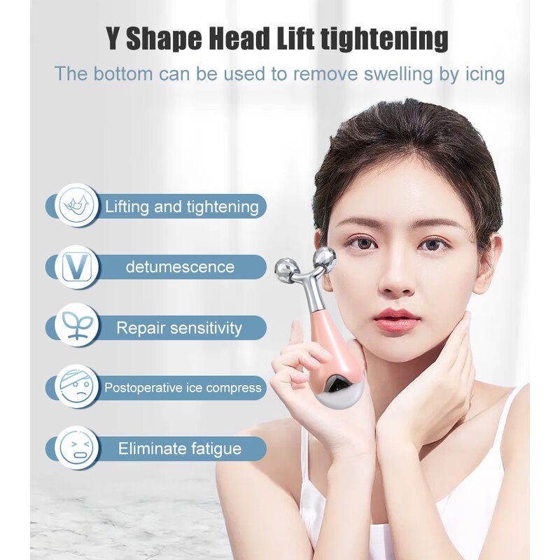3D Facial Roller - Manufacturer - Y Shaped ABS PC Cooling Ice Ball Eye Face Care