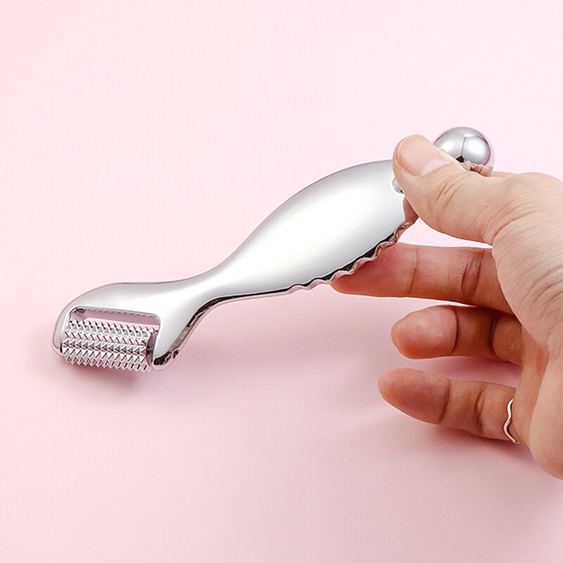 Derma Roller - Manufacturer - Private Label Metal V Shape Micro Needles Eyes Face US Plug