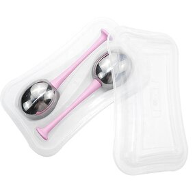 Cryo Ice Globes - Manufacturer - Stainless Steel Hot/Cold Compress Face Eyes Roller