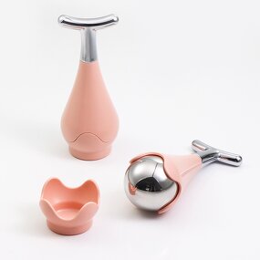 Ice Globe Massager - Manufacturer - Pink Magic Cryo Pain Relief Eye Facial Rejuvenation