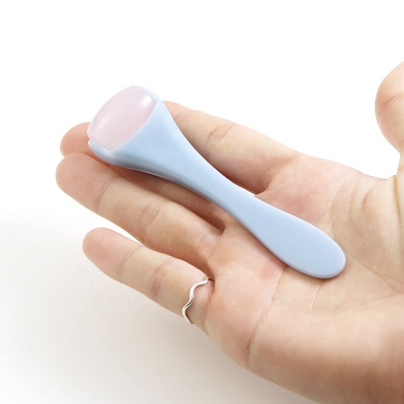 2 in 1 Facial Massager - Manufacturer - Rose Quartz Jade Zinc Alloy Gua Sha Face Roller