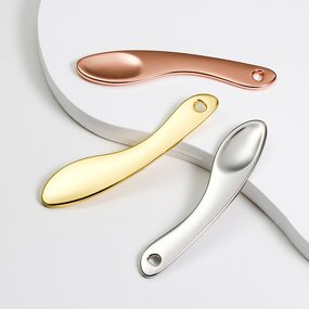 Cosmetic Spatula - Manufacturer - 6.2cm Stainless Steel Facial Eye Cream Massage Tool