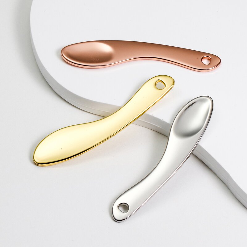 Cosmetic Spatula - Manufacturer - 6.2cm Stainless Steel Facial Eye Cream Massage Tool