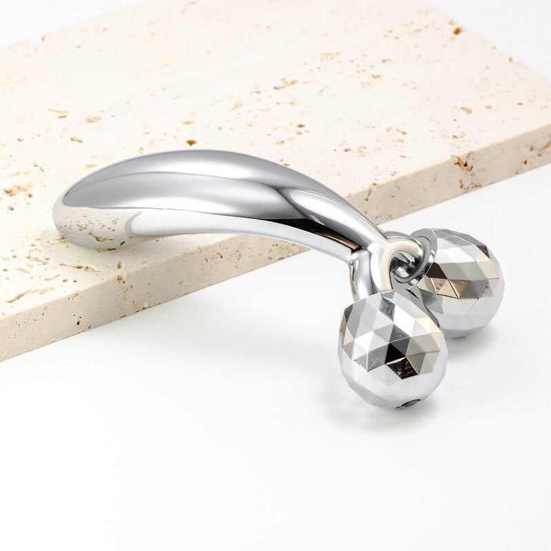 Magnetic Face Roller - Manufacturer - Private Label Waterproof Silver Y-Shape 3d Roller