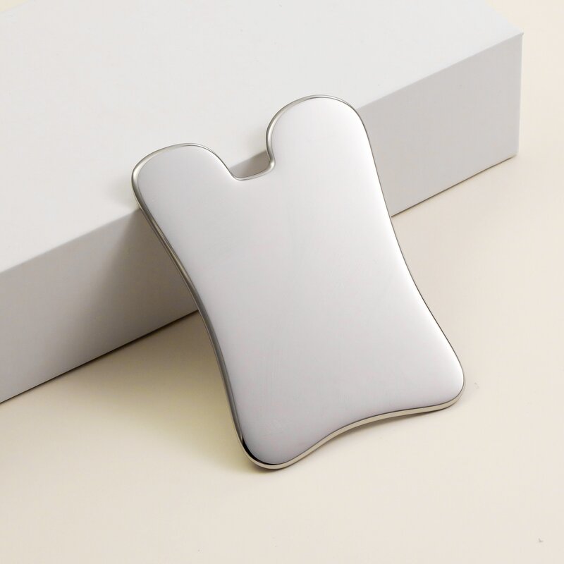 Gua Sha Massage Tool - Manufacturer - 304 Stainless Steel SPA Acupuncture Silver Roller