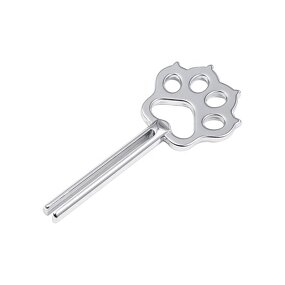 Tube Squeezer - Manufacturer - Key Shape Metal Rose Pattern Cleanser Toothpaste Extruder