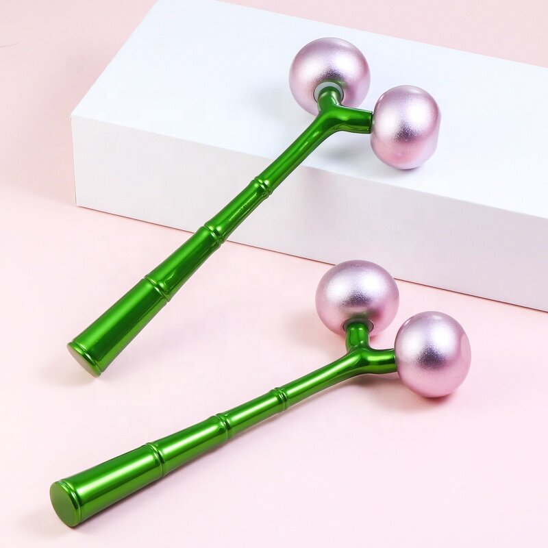 Y Shape Massager - Manufacturer - Aluminum Alloy Green Facify 3d Rotating Roller